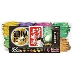 【同じ商品3点セット】【白元ア—ス】いい湯旅立ち ぜい沢にごり炭酸湯 32錠入【入浴剤】