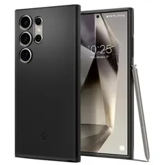 【新品】 Spigen Galaxy S24 Ultra ケース シン・フィット (ブラック)