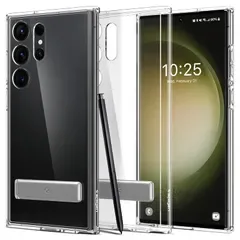【新品】 Spigen Galaxy S23 Ultra ケース ウルトラ・ハイブリッドS (クリスタル・クリア)
