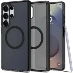 【新品】 Spigen 【Samsung 認定】 Galaxy S25 Ultra ケース ウルトラ・ハイブリッド・マグフィット (フロスト・ブラック)