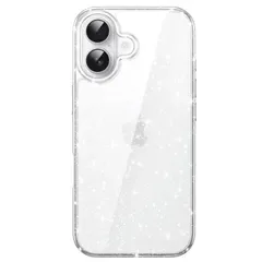 JETech iPhone 17用 グリッターケース (クリア) 0