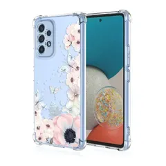 【新品】 Samyje 対応 Samsung Galaxy A23 5G ケース 超柔らかい透明スリム 銀河 A23 5G TPU 携帯カバー ギャラクシー A23 5G 保護ケース 可愛い 花柄 シリコンカバー 薄型 落下防止 耐衝撃 傷つけ防止 スマホケー
