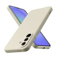 【新品】 CMYFPOFL 対応 Galaxy A36 5G 用の ケース シリコン 耐衝撃 柔軟 薄型 衝撃吸収 携帯カバー ベージュ