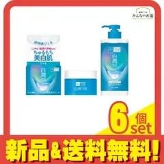 肌ラボ 白潤薬用美白ジェル 100g (&白潤薬用美白化粧水 しっとりタイプ 400mL (ポンプ付き本体)) 6個セット まとめ売り