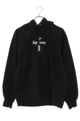 シュプリーム 20AW Cross Box Logo Hooded Sweatshirt クロスボックスロゴフーデッドスウェットシャツパーカー メンズ M