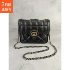 กระเป๋าสะพายไหล่ Gucci สภาพดี กระเป๋าสะพายไหล่ GUCCI สีดำ 741457