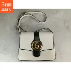 グッチ アリー 美品 GUCCI ショルダーバッグ アリー ホワイト 550126