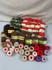 【大量セット】サマーヤーン ラメ糸 レース糸 まとめ売り カネボウ/RUBY ほか