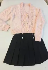 ファーニット カーディガン