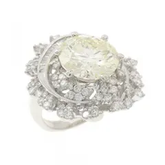 PT900 ダイヤモンド リング 5.014CT LY I1 VG