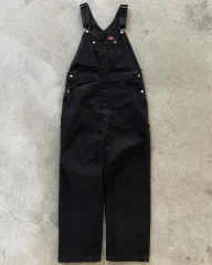 Dickies デニムオーバーオール ブラック