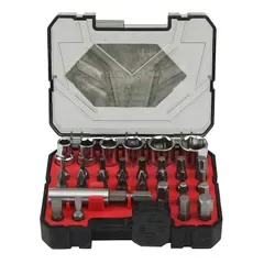 SK11(エスケー11) B-MOBILEビットセット 1/4sqソケット&アダプター 30点セット SCS-101 6.35mm 六角軸