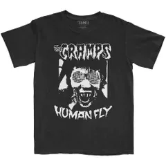 【公式新品】THE CRAMPS - HUMAN FLY BLACK クランプス Tシャツ