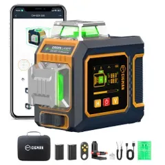 ☆新品☆CIGMAN アプリ連動 3Dレーザー墨出し器 12ライン 高精度±1.5mm/5m 2インチLCDカラー画面 フルセット リモコン操作 視認性の高い爆閃モード搭載 USB-C充電式 5200mAhバッテリー 屋外 内装工事対応 de7237af