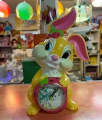 希少! ディズニー ミス・バニー ミスバニー 置時計 いちご レトロ 動作確認済み