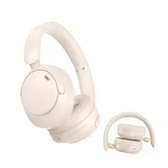 ヘッドホン bluetooth ワイヤレスヘッドホン 6つのシリコンマイク搭載ANCノイズキャンセリング最大80時間再生AIスマートIPX7防水2026最新のBluetooth 5.4有線無線両用ハンズフリー通話対応、マルチポイント接続対応装着が快適で軽量/防