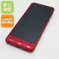 超美品 SoftBank シンプルスマホ6 A201SH ルビーレッド スマホ 白ロム 土日祝発送OK