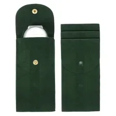 腕時計ケース グリーン 7×13cm 携帯用