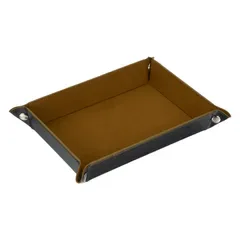 アクセサリートレイ 27×21×3.8cm ブラウン PUレザー