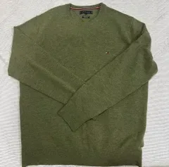 Tommy Hilfiger トミーヒルフィガー ラムウール ニット XL