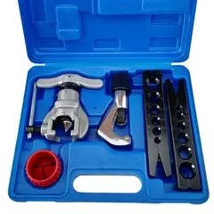 ★新品★フレアリングツールセット12サイズ対応 銅 アルミニウム マイルド鋼 パイプ用 CT-806AM-F 新冷媒対応 偏芯式 フレアツール 2473471c