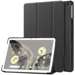 For Google Pixel Tablet 11インチ ケース タブレット 三つ折りスタンド 高級PU レザー 耐衝撃 傷つけ防止 For Google Pixel Tablet 11インチ タブレット ケース【Hongmo】 (ブラック) 0