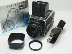 HASSELBLAD 500C/M Planar C80mmF2.8 A12マガジン ストラップ他付き ハッセルブラッド [管HA10371