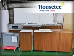 ■展示品/未使用品/Housetec/ハウステック/RK/W255/右シンク/IH/レンジフード/食洗機/システムキッチン/140万/ybb975m