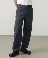 musinsa standard(MUSINSA STANDARD) バックサテン オフィサーパンツ ダークグレー 32サイズ