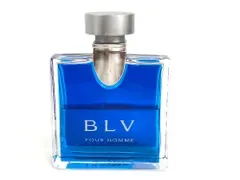 TAD ブルガリ BVLGARI BLV POUR HOMME ブルー プールオム オードトワレ スプレー 50ml 残量:5割 送料無料