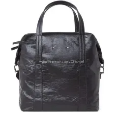 (新品) Maison Margiela メゾンマルジェラ ブラック ナイロン ダウン ショルダーバッグ クロスバック