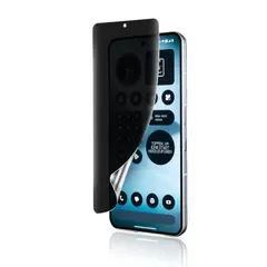 JACRON Nothing Phone 3専用 覗き見防止フィルムガイド枠付きTPU素材 浮き防止/気泡レス/キズ修復/浮き防止//ケースに干渉しない/全面保護 保護フィルム指紋認証対応 1枚入り (09C-DAL-L723)