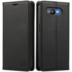 Google Pixel 9a 用 ケース 手帳型 Pixel 9a 用 手帳型 ケース 高級PUレザー カード収納 マグネット スタンド機能 google ピクセル 9a 携帯カバー 全面保護 グーグルピクセル 9a スマホケース ブラック