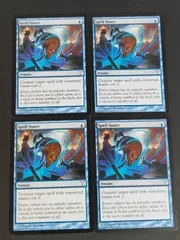 eb633 MTG Magic: The Gathering カード まとめ Instant Spell Snare 4枚 33/180 Wizards of the Coast