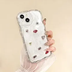 iphone se 用 ケース ダイヤ 立体 クリア 韓国 かわいい いphoneケース 人気スマホケース キラキラ おしゃれ ランキング なみなみ シンプル 透明 ソフト アイフォンケース TPU 携帯カバー
