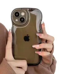 KeKeYou iPhone 7 Plus/iPhone 8 Plus 用 ケース クリア ウェーブ 可愛い TPUソフトケース 透明 かわいい 韓国 ケース 薄くて軽い 人気 おしゃれ スマホケース 耐衝撃 携帯カバー 7 Plus 用 クリアケース (iP