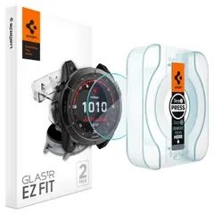 Spigen GlasTR EZ FIT スクリーンプロテクター Garmin Fenix 8 8 Pro 7X (51mm)