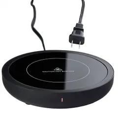 ポカロティー カップウォーマー 保温コースター 卓上用ウォーマー 保温器 コーヒーサーバー用 お茶 コーヒー 牛乳 ドリング 飲み物 飲料 水 家庭用 オフィス 親友プレゼント 防寒対策 三段階温度調節 4時間自動電源OFF (黒い)mt