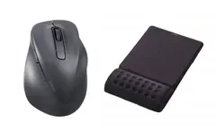 【リストレストセット】 エレコム ワイヤレスマウス EX-G Bluetooth 静音 Sサイズ 5ボタン マルチペアリング 「AskDoctors評価サービス」認証 抗菌 ブラック M-XGS30BBSKBKym 3f83ae4f