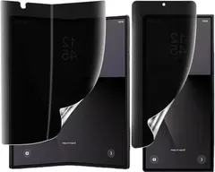JACRON Galaxy Z Fold 7用 覗き見防止フィルム ガイド枠付き TPU素材 浮き防止 気泡レス キズ修復 ケースに干渉しない 全面保護 SC-56F SCG34 保護フィルム 指紋認証対応 1枚入り