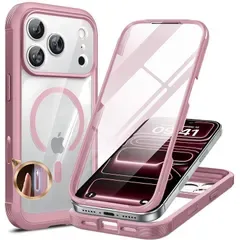 【新品】 Miracase iPhone 18 pro ケース あいふおん18pro 用 スマホケース 9H 強化ガラス 全身バンパー保護 マグセーフ対応
