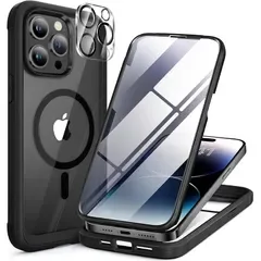 【新品】 Miracase iPhone14pro ケース いPhone14pro スマホケース 9H 強化ガラス バンパー フルカバー MagSafe対応