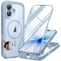 【新品】 Miracase iPhone17 ケース あいふおん17 用 スマホケース 9H 強化ガラス バンパー 全身保護ケース マグセーフ対応