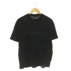 エンポリオアルマーニ EMPORIO ARMANI Tシャツ カットソー 半袖 ロゴプリント M 紺 ネイビー /CX ■GY18