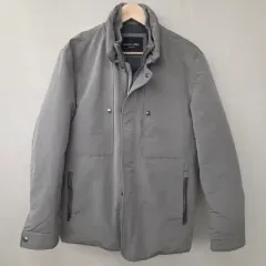 BLACK LABEL INDIAN メンズ 軽量ダウンジャケット グレー