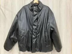 ZARA フェイクレザーパフジャケット