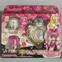 【中古開封済み】変身ブローチ キュアモジューレ 「スイートプリキュア♪」 箱イタミ・本体ヨゴレ大・フェアリートーン(ドリー)動作不可・データカードダス欠品