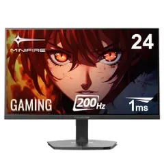 Minifire ゲーミングモニター 24インチ 180Hz FHD VESA 75*75mm DP1.2 HDMI ポート (HDMIケーブル付属)e ae8503bb