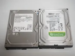 A8726 • HITACHI HCS5C1050CLA382 / WD5000AVCS 3.5インチ 初期化済 2セット