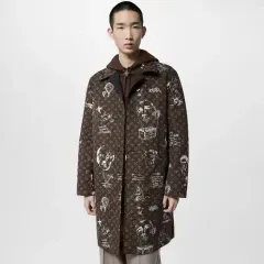 ルイヴィトン リバーシブル テクニカルコットン モノグラムコート
